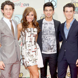 The Jonas Brothers, Demi Lovato The Jonas Brothers, Demi Lovato